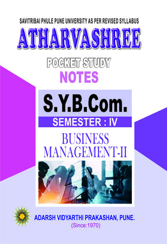 S.Y.B.COM. Business Managment IV